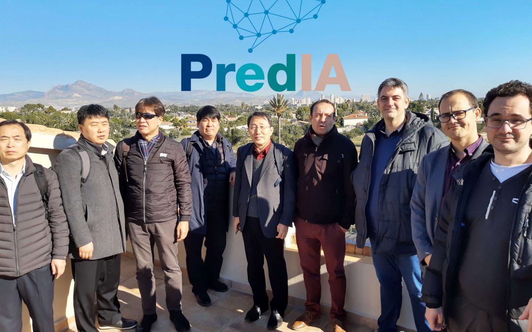 Visita de la delegación coreana a las instalaciones de LUCENTIA LAB